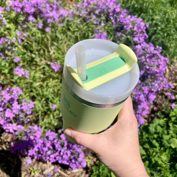 Like-new Stanley 20 oz. Quencher H2.O FlowState Tumbler in Pomelo - Picture 2 of 6